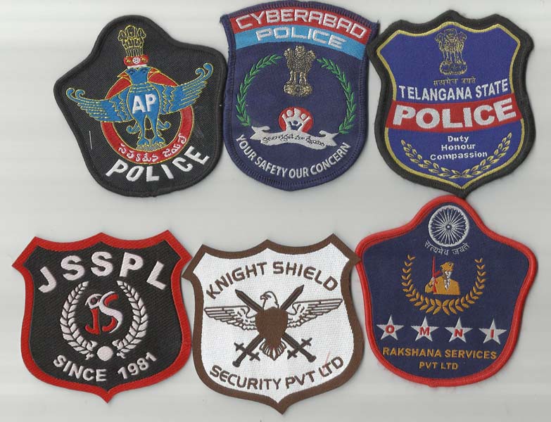 Polished Police Cloth Badges, Feature : Durable, Dust Resistance, Extra Stronger, Fine Finishing