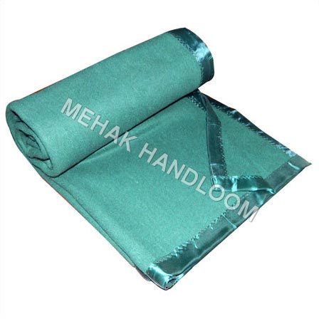 2500 Grms Plain Military Woolen Blanket, Packaging Type : PP Bags, Zip Bags