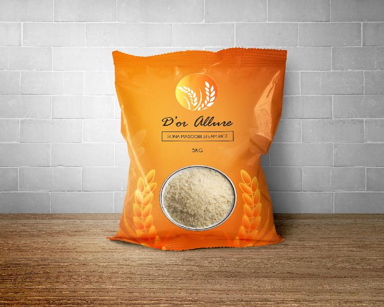 Sona Masoori Steam Non Basmati Rice, for Cooking, Style : Dried