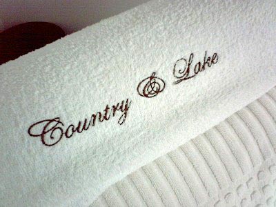 Embroidered Cotton Terry Towels