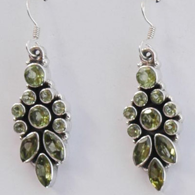 Cut Stone Earrings-EERF-003