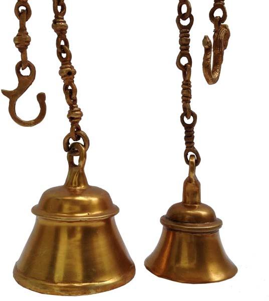 Metal Brass Hanging Temple Bell, Style : Antique
