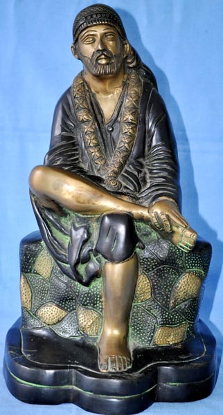 Aakrati Brass Sai Baba Statue