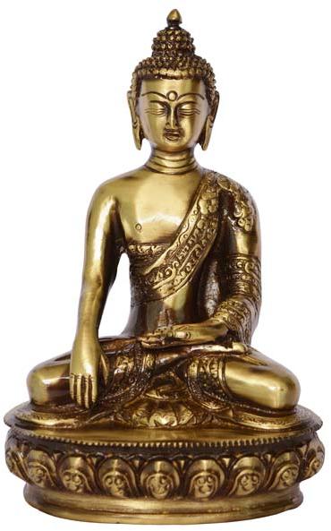 Bronze Sculpture Buddha Meditating Statue for Gifting