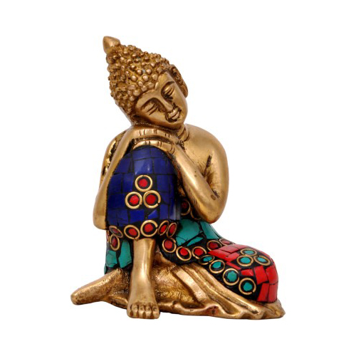 Brass Buddha Decorative Showpice