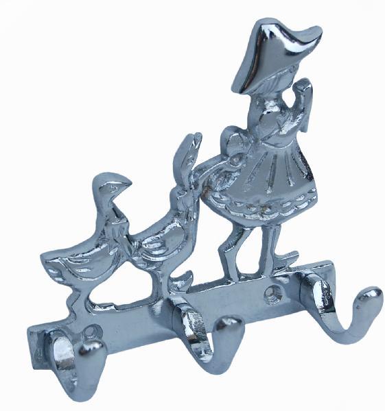 Girl With Duck With 3 Legs Key Hook