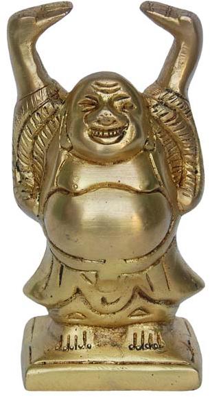 Laughing Buddha Brass Fengsui Item a unique gift