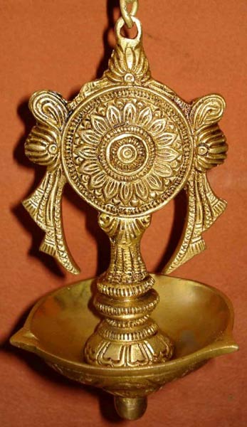 Aakrati Chakra Brass Diya