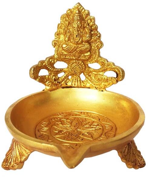Table oil lamp with laxmi Ji Brass deepak for your Home