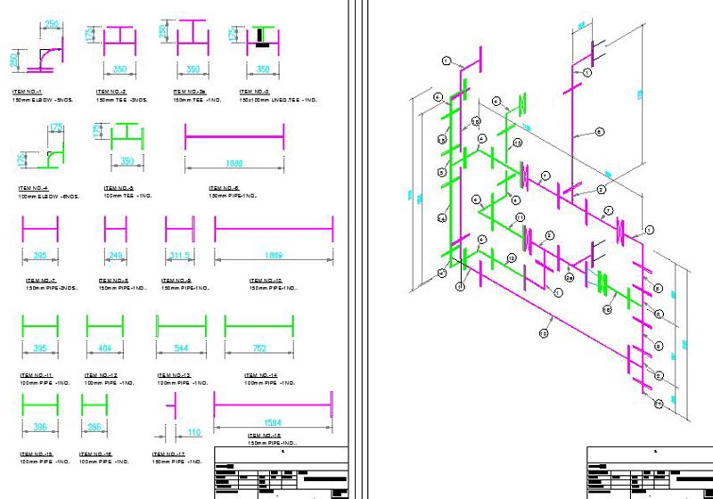Mechanical 2D Drafting Services