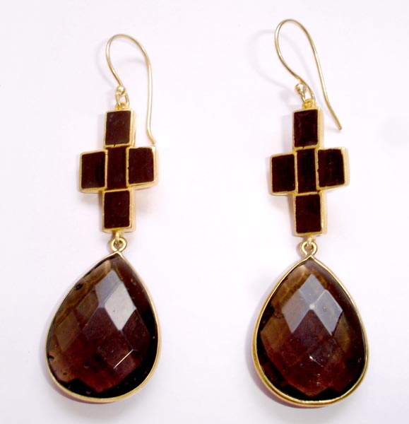 Venkatramana Jewels Glass Bead Earrings