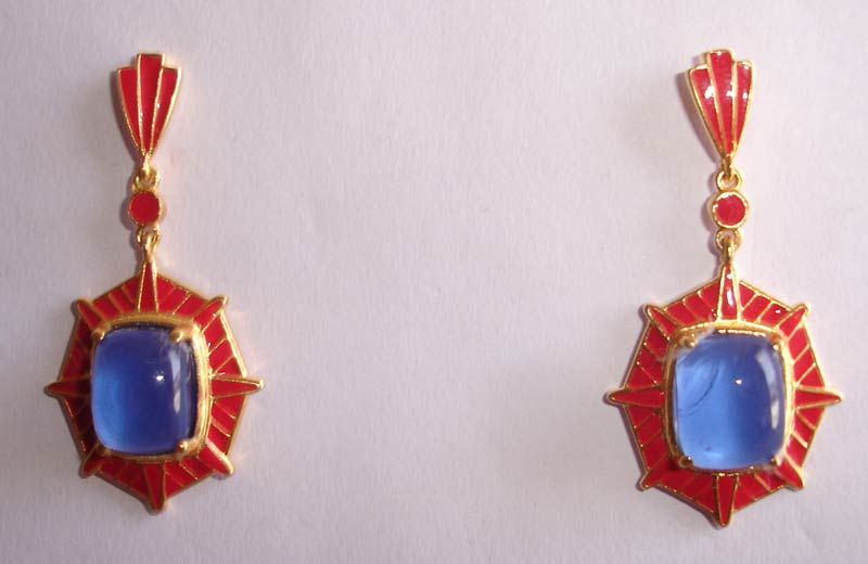 Venkatramana Jewels Enamel Earrings