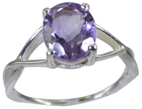 Silver Amethyst Ring R-1234