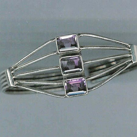 Riyo Gems Silver Cuff Bracelet Cuff-3