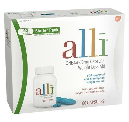 Alli Starter Pack Weight Loss Aid Capsules