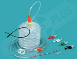 closed wound suction unit