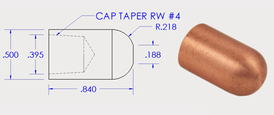 Dome Type Female Cap Electrodes