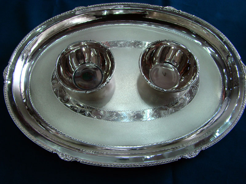 Silver Tray Set