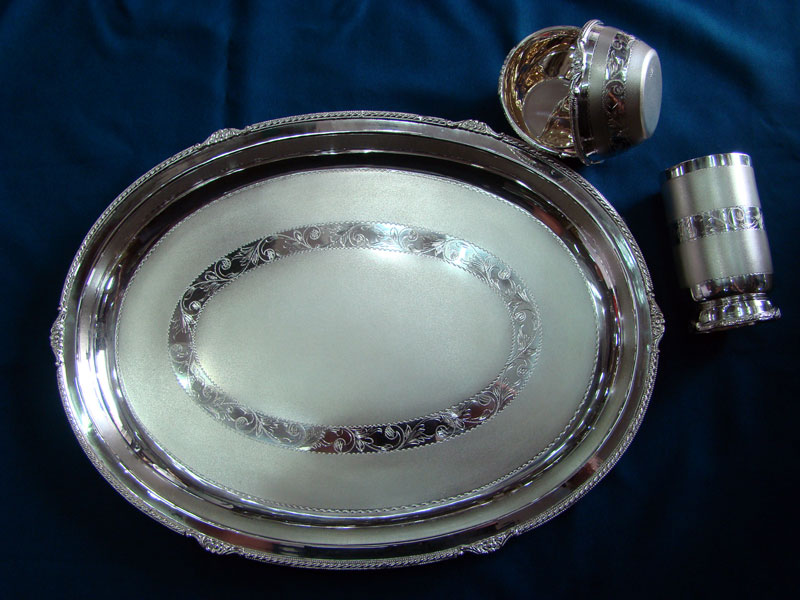 Silver Tray Set