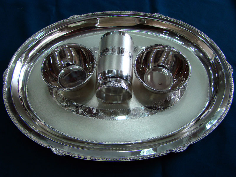 Silver Tray Set