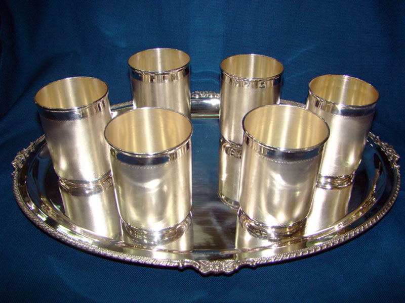 Silver Tray Set