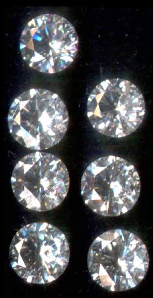 0.75 Carats Sizes Diamonds