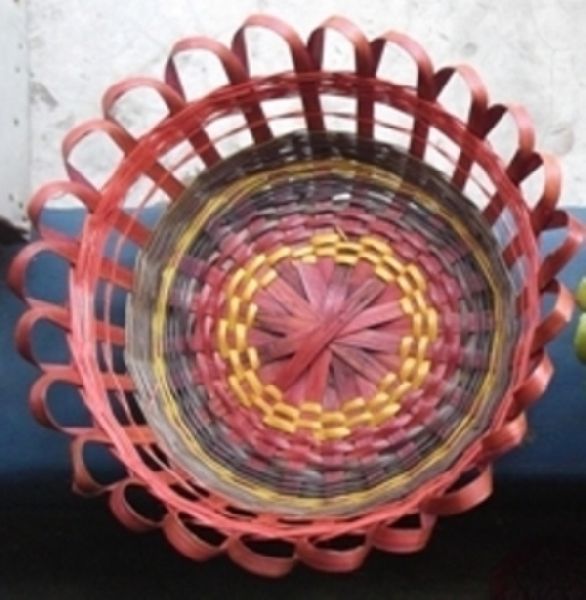 Hand made Bamboo Flower Basket