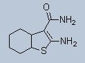 2-amino-3-carboxamido-4,5,6,7-tetrahydro Benzo[b]thiophene