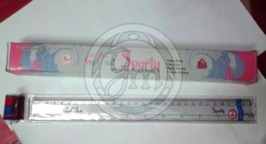 Non Polished 12 Sporty Plastic Ruler, for Industried Use, Laboratory Use, School Use, Feature : Durable