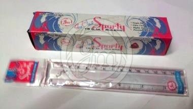 Non Polished 6 Sporty Plastic Ruler, for Industried Use, Laboratory Use, School Use, Feature : Accurate Result