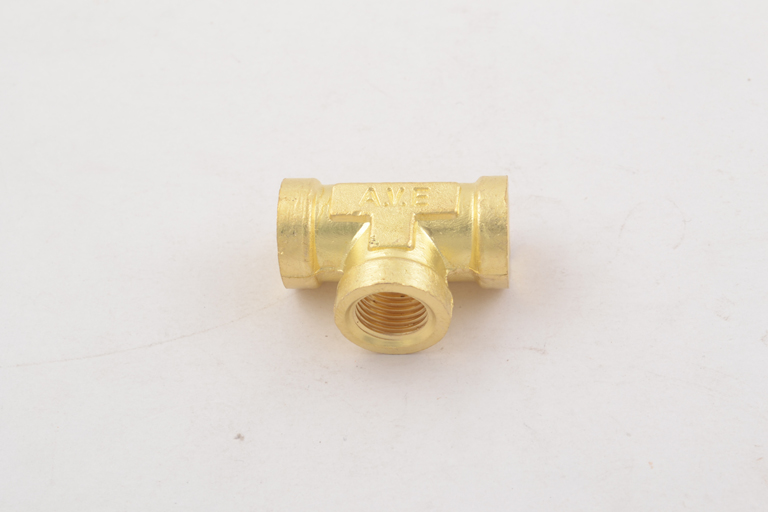 Tin Plated Brass Female Union Tee, for Pipe Fittings
