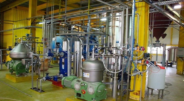 vegetable oil refinery plant