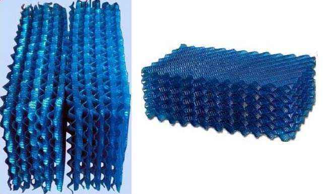  Metal Blue Honeycomb Pvc Fills, for Industrial