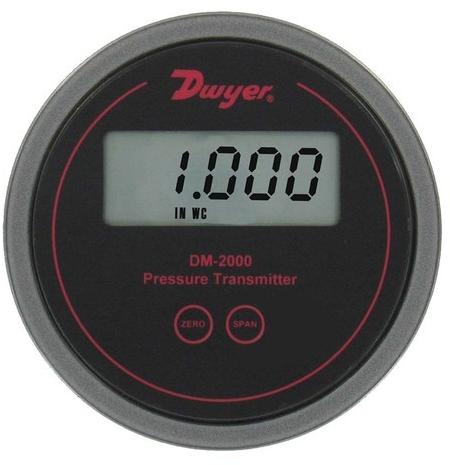 Dwyer DM-2001-LCD Differential Pressure Transmitter, for Industrial