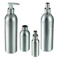 Aluminium spray pump bottle, for Storing Liquid, Cosmetic, Feature : Eco Friendly, Fine Quality, Light-weight