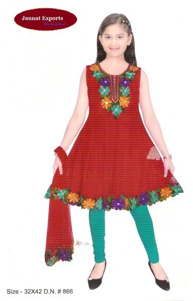 Readymade Garments Anarkali, Color : Red, Green, Royal Blue Purpule