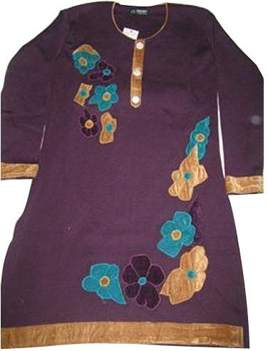 Party Wear Woolen Kurtis, Size : free size