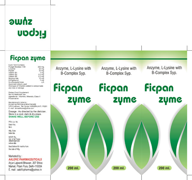 Ficpan-Zyme Syrup