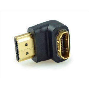JH09 HDMI MALE TO HDMI FEMALE 90 DEGREE ADAPTER