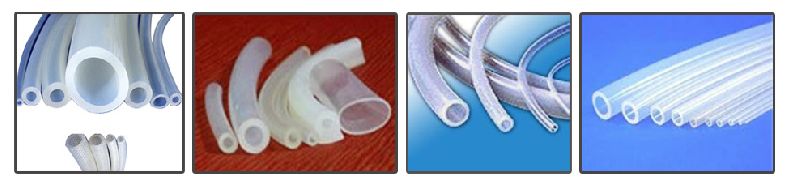 Silicone transparent tubings