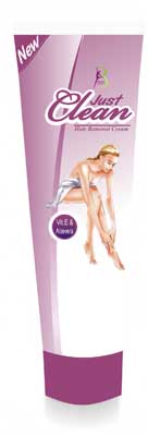 Justclean Hair Removal Cream Purple Orchid