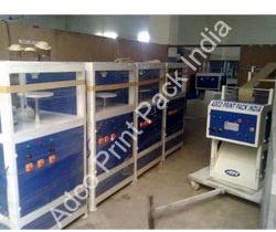 Semi Automatic Double Die Dona and Plate Making Machine