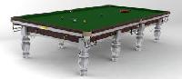 Teak Wood Polished Snooker Tables, Feature : Good Quality, Fine Finished, Durable, Attractive Designs