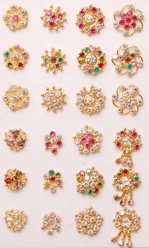 Hand Crafted Cz Setting Nose Pins-02