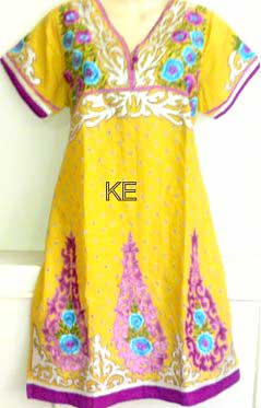 Item Code : ECK-02 Embroidered Cotton Kurtis