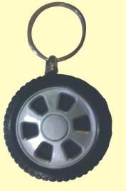 Tyre Shaped Promotional Keychain