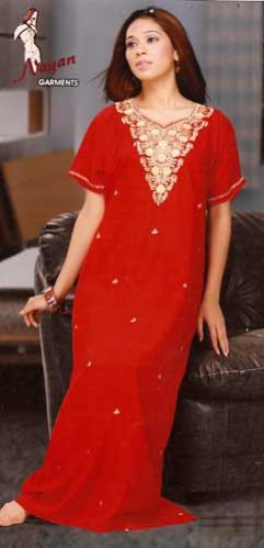 Design No. - 6 Ladies Night Gowns