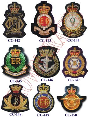 Embroidered Bullion Badges 04
