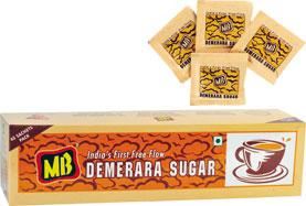 MB DEMERARA SUGAR SACHETS (BROWN)