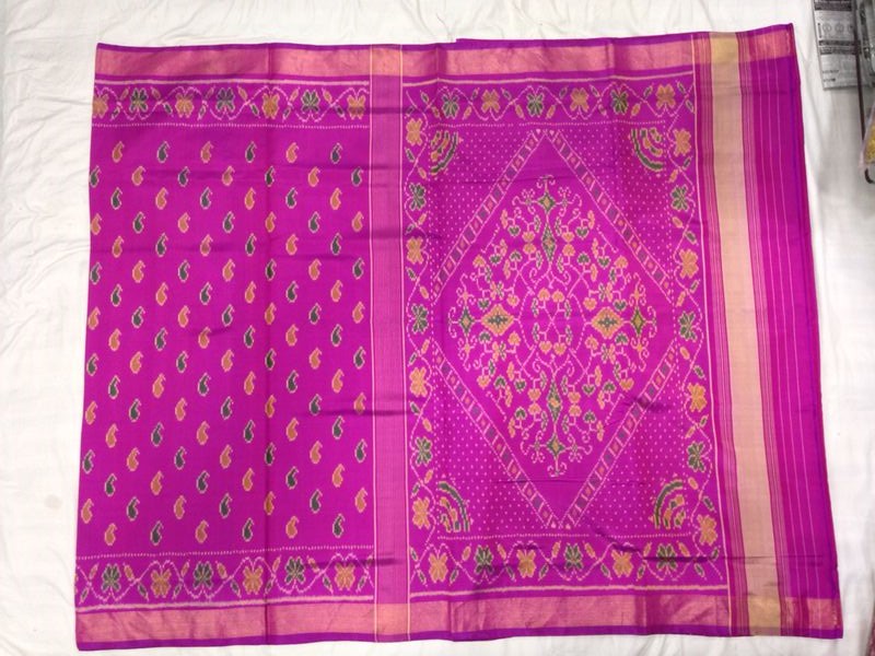 Pink Patola Saree